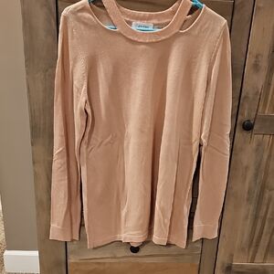 Calvin Klein Camel Long Sleeve Top